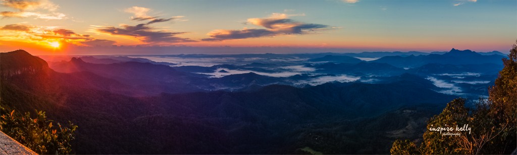 Sunrise Panorama Mountain